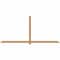 Ekena Millwork Eugene Smooth Timber Gable Bracket, Western Red Cedar, 108"W x 49"H x 1 1/2"D x 3 1/2"F, 11/12 Pitch GBW108X49X0204EUG00SWR - alternate 1
